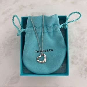 Tiffany Elsa Peretti Open Heart Pendant